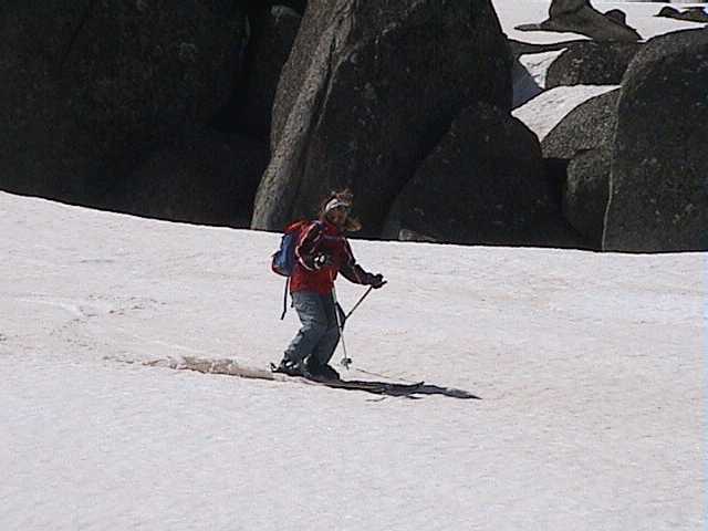 Marion leads the way to Bogong
