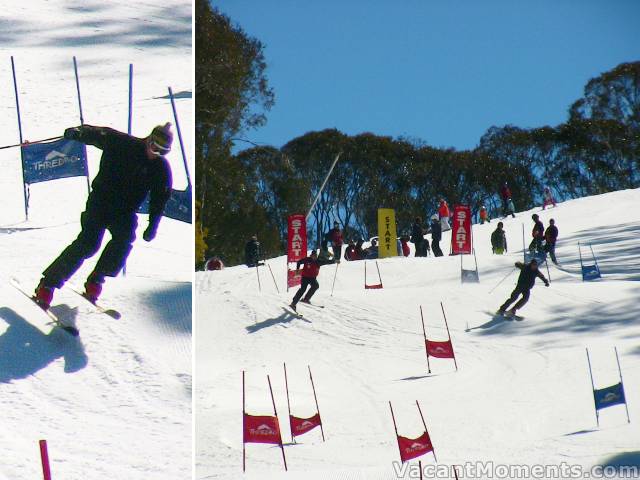 Ski Patrol Race on Rossi race course - Friday