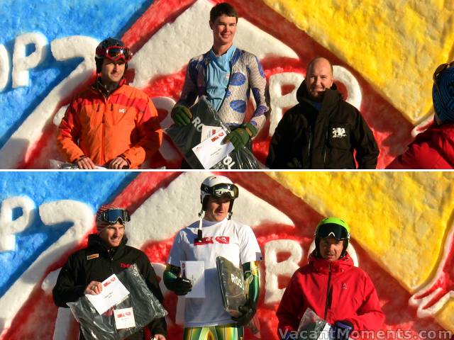 Winners - amateur men's and open men's races