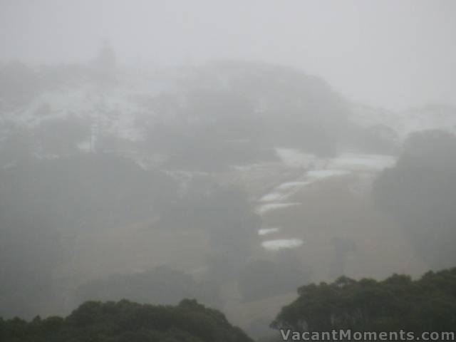 Upper Supertrail on Saturday morning