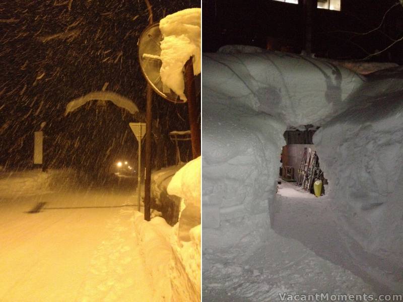 He had plenty of snow