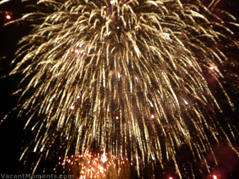 It all ended with a big bang and a golden shower