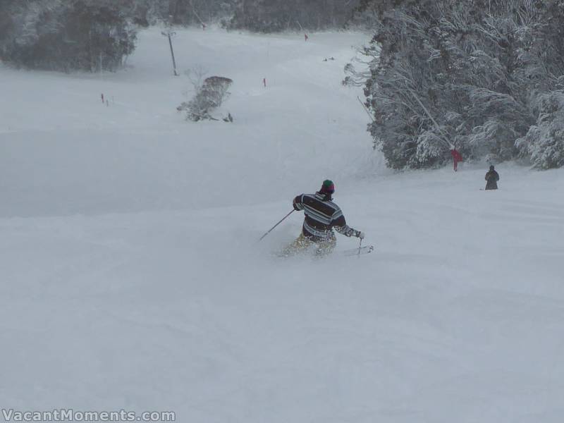 More Little Beauty when it was so untracked even after 10am