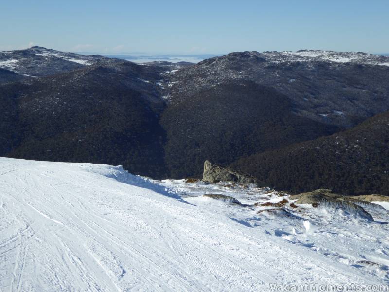 Looking East from the top of Exhibition