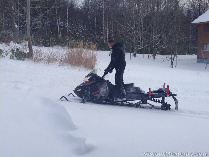 Now Peter can get his new toy out for a run