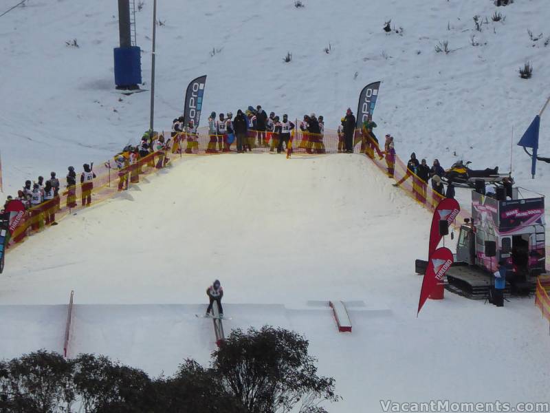 Friday evening Rails Competition on the snow-play area (old tennis courts)